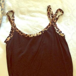 Leopard print cami/tank